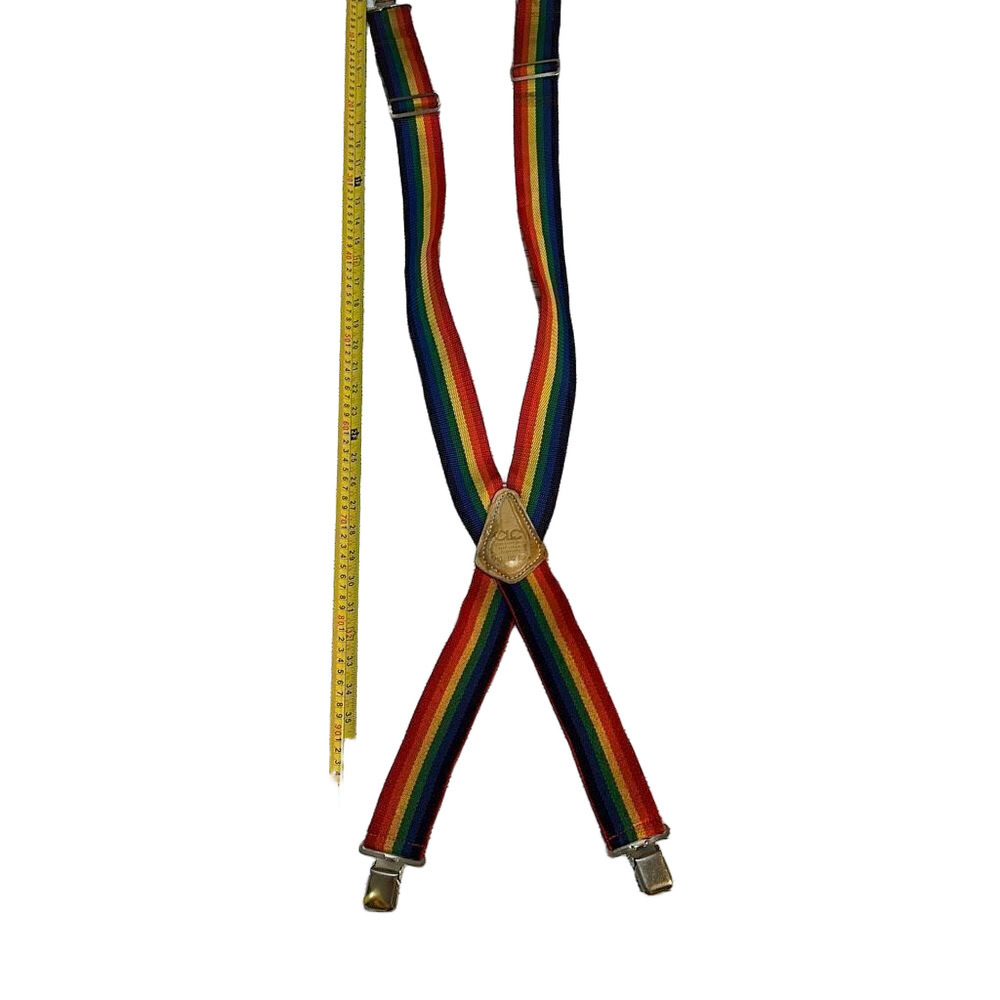 Rainbow Pride Day Suspenders. Wear the colors on pride day